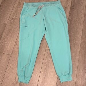 Figs Fresh Aqua joggers XL- excellent condition